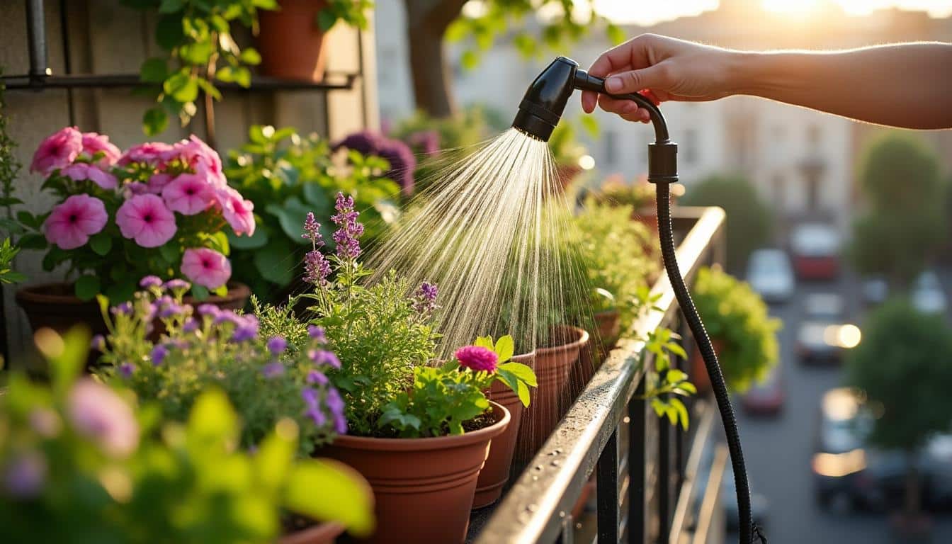 Conseils pour l’entretien et l’arrosage automatique d’une balconnière
