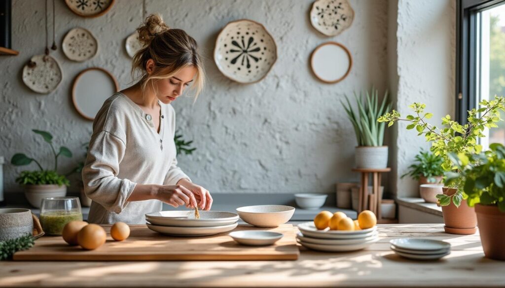 Nos inspirations de design cuisine en céramique murale