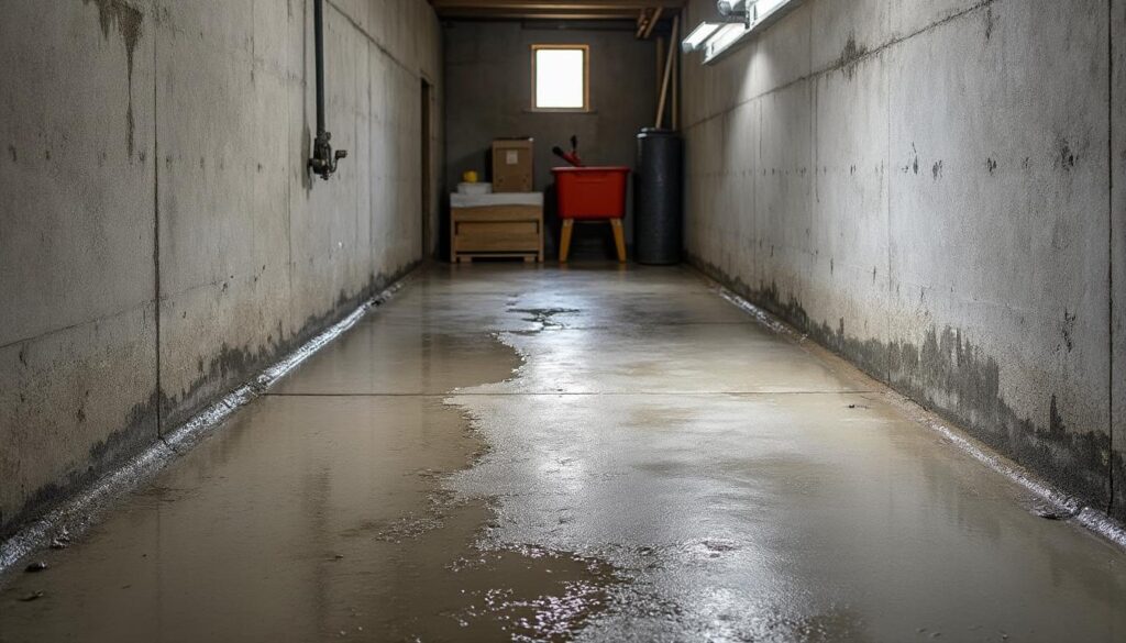 Gérer une infiltration d’eau dans le sous-sol d’une maison