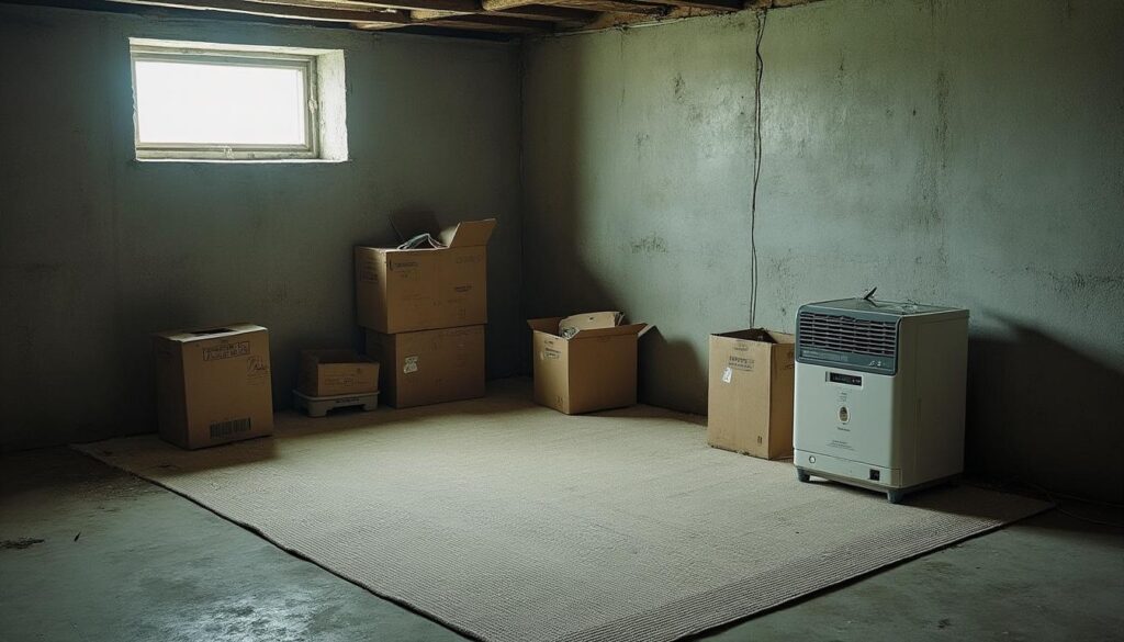 Se débarrasser de l’odeur de moisi dans le sous-sol