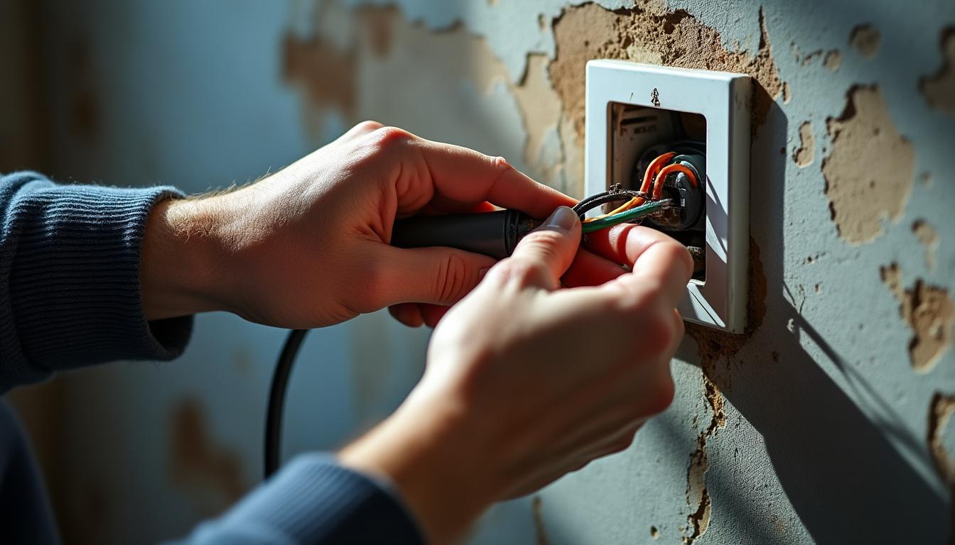 Raccorder une douille électrique à un interrupteur mural : les étapes