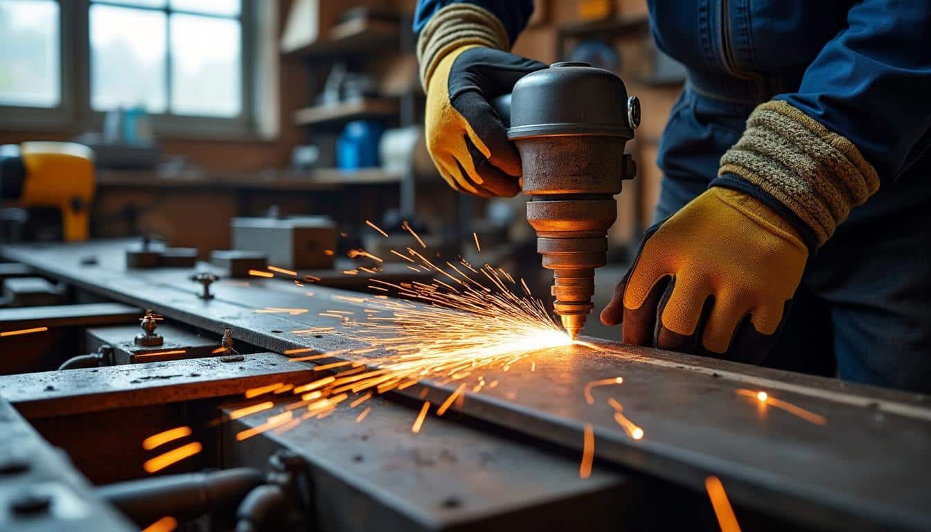 Illustration: Les composants essentiels et le fonctionnement de la scie à ruban pour métal