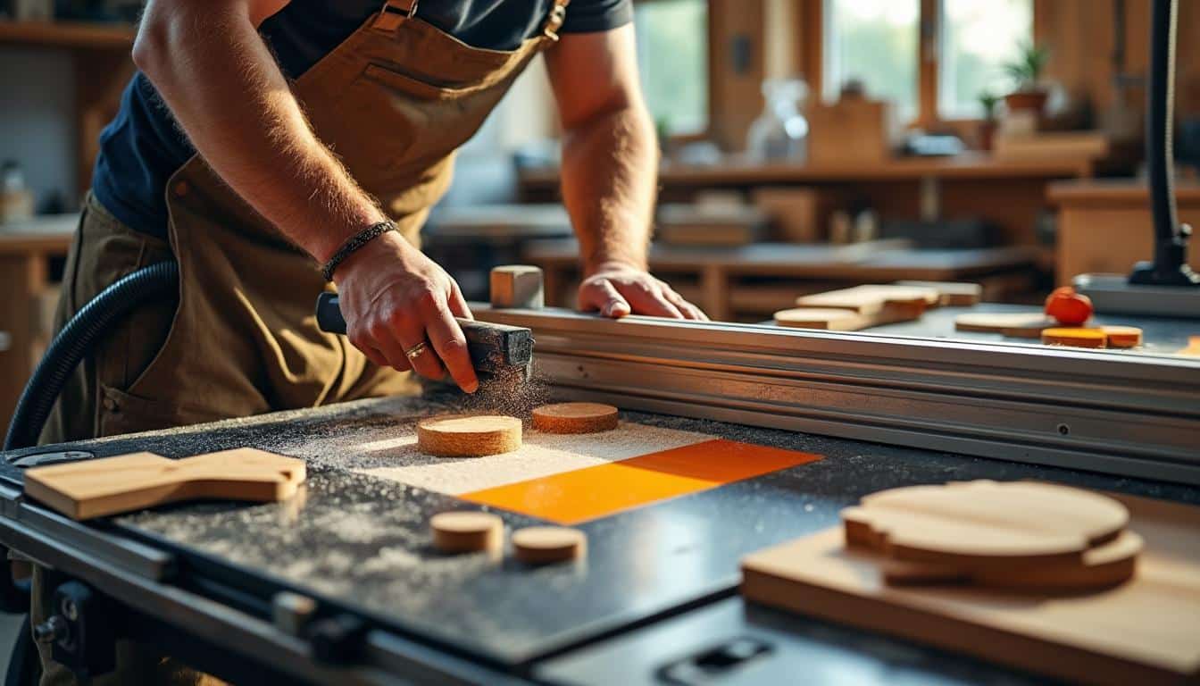 Illustration: Les caractéristiques techniques qui font la force des scies sur table Einhell