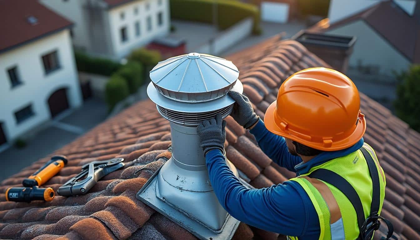 Illustration: Comprendre le rôle essentiel du chapeau de ventilation sur une toiture