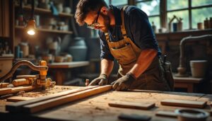 Scie plongeante avec rail Parkside : précision et sécurité garanties