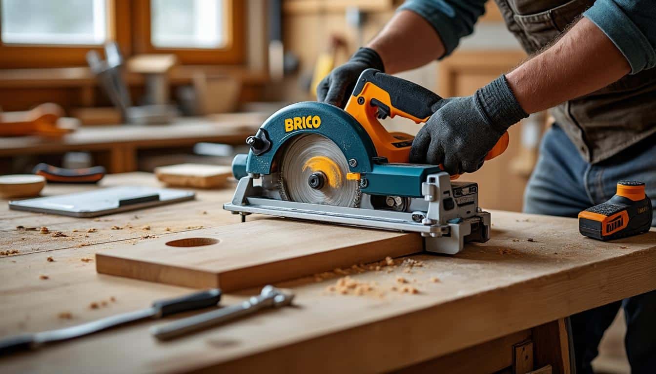 Illustration: Tout savoir sur la scie radiale proposée par Brico Dépôt : caractéristiques et usages clés