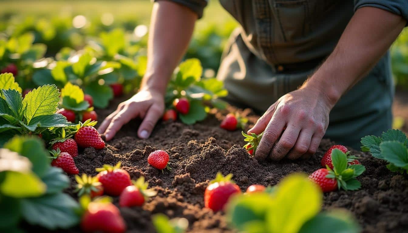 Engrais pour les fraisiers : guide complet pour une récolte abondante