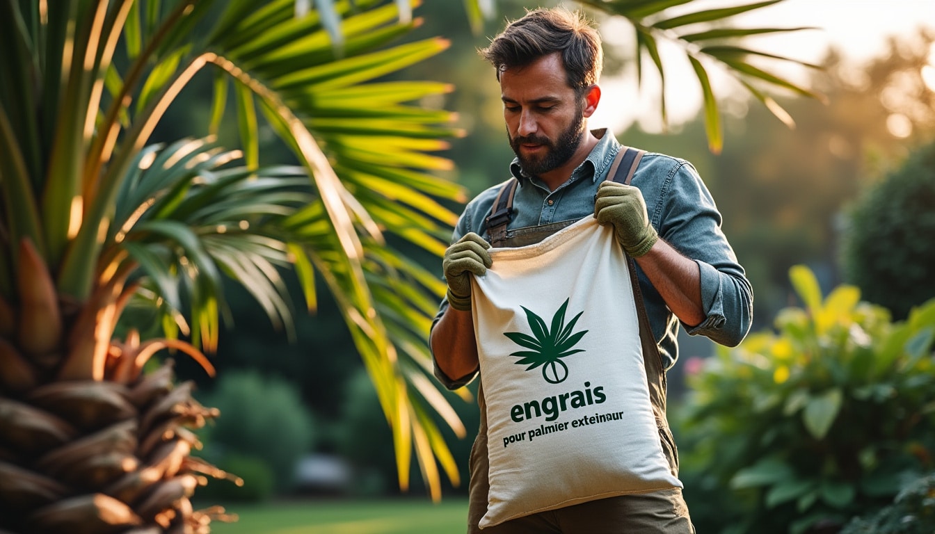 Illustration: Pourquoi le palmier cultivé en extérieur nécessite-t-il un engrai spécifique ?