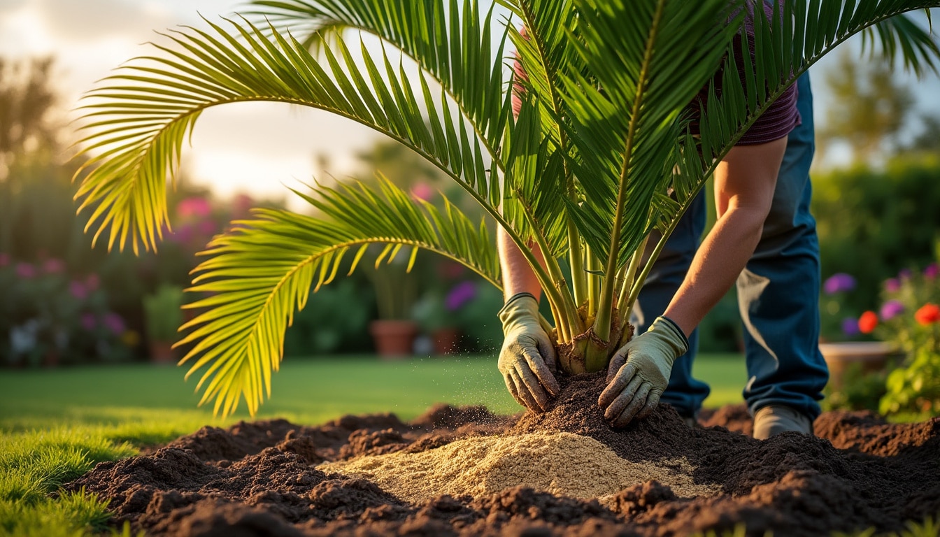 Illustration: Pourquoi un apport en engrais est essentiel pour le palmier cultivé en extérieur