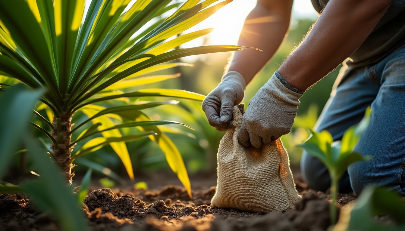 Engrais pour palmier extérieur : guide complet pour une croissance saine