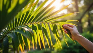 Palmier jauni : causes, diagnostic et solutions efficaces