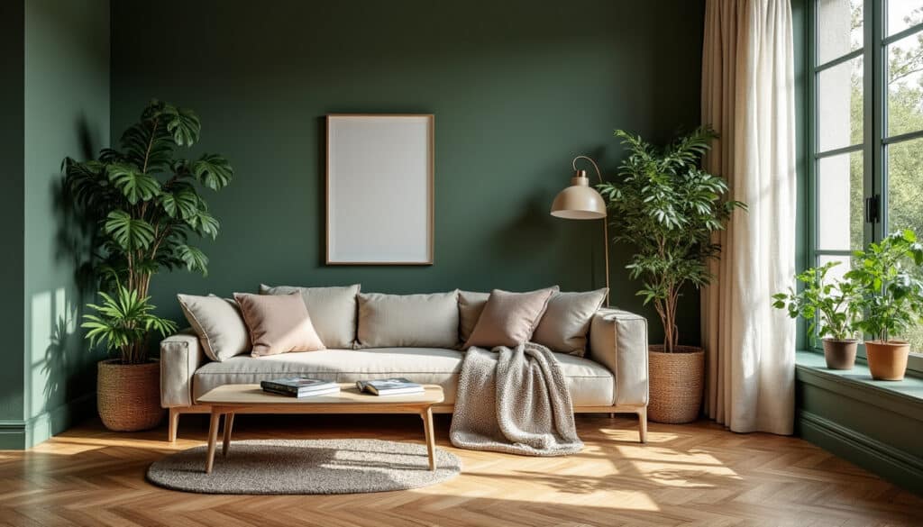 Vert olive peinture : conseils pour une déco élégante et naturelle
