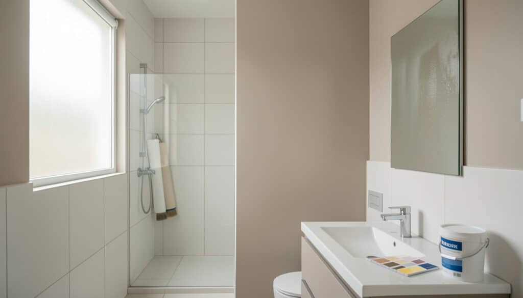 Quelle peinture choisir pour une salle de bain humide