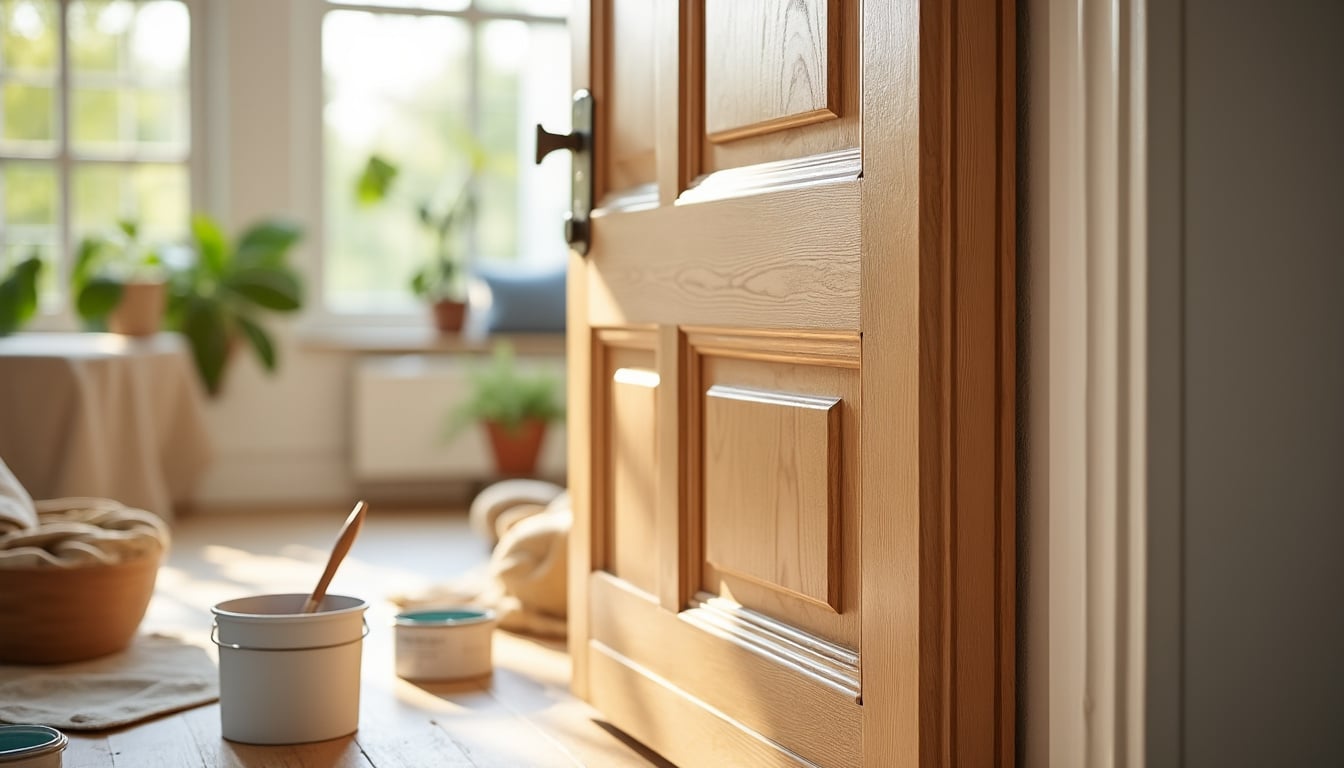 Peinture des portes intérieures : guide pour un rendu net