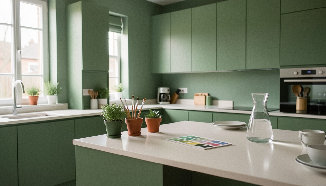 Quelle peinture verte choisir pour une cuisine ?